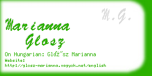 marianna glosz business card